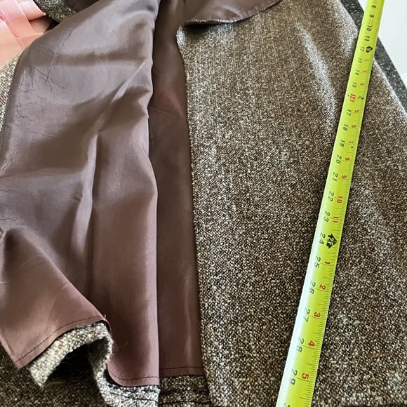 Brown tweed wrap around skirt size 5 - Picture 5 of 5